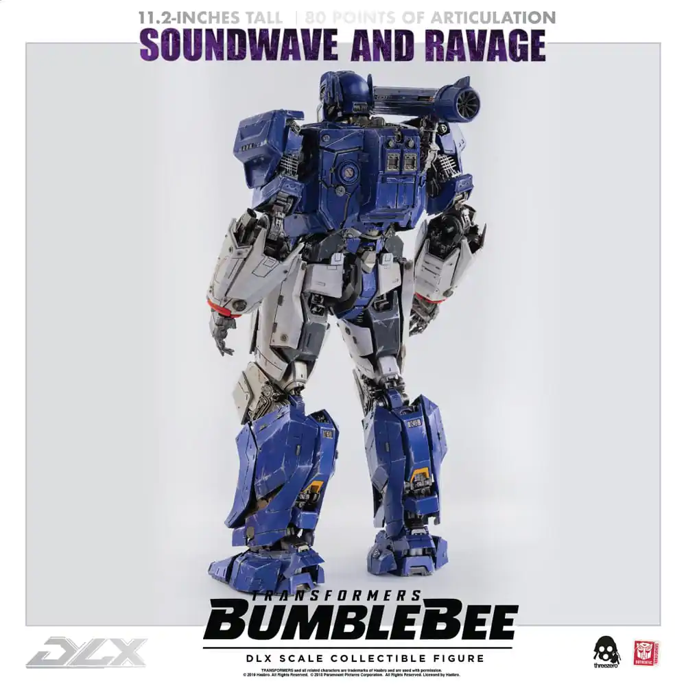 Transformers Bumblebee DLX Akcijska figura 2-paket 1/6 Soundwave & Ravage 28 cm fotografija izdelka