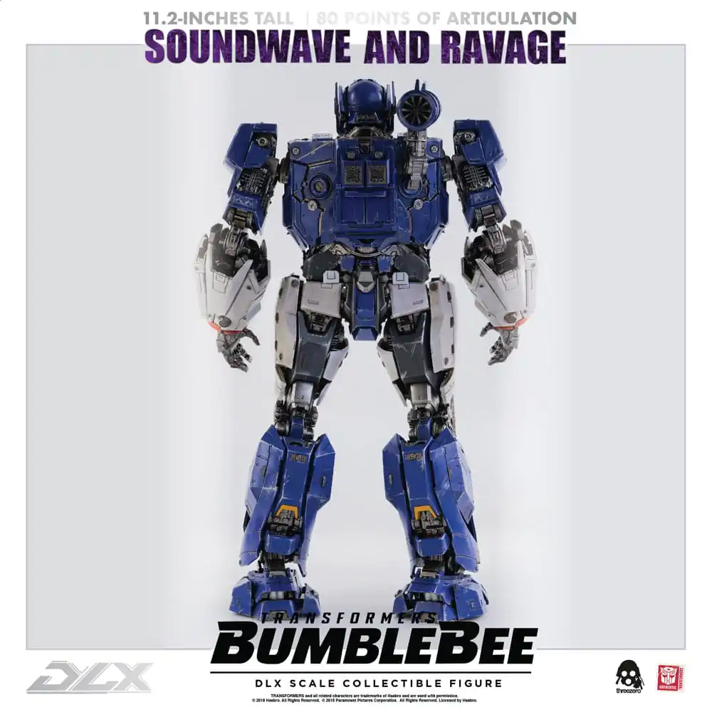 Transformers Bumblebee DLX Akcijska figura 2-paket 1/6 Soundwave & Ravage 28 cm fotografija izdelka