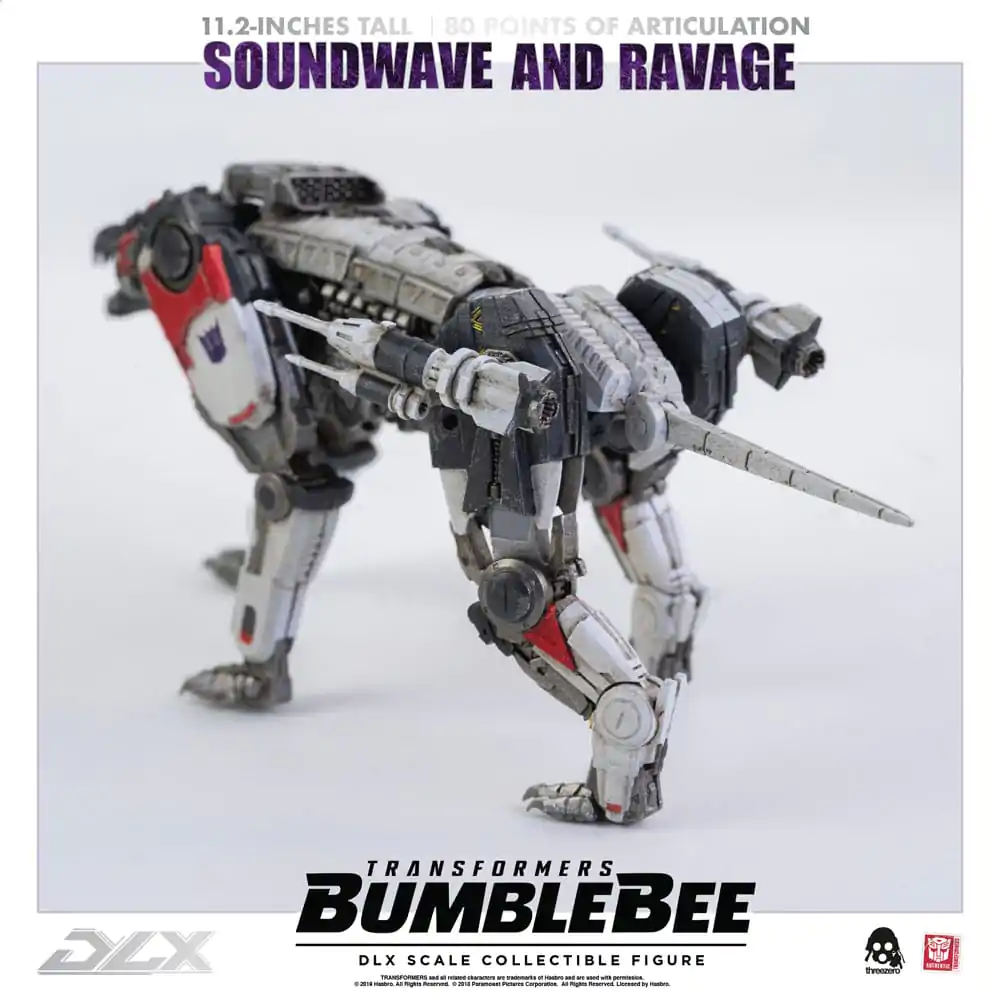 Transformers Bumblebee DLX Akcijska figura 2-paket 1/6 Soundwave & Ravage 28 cm fotografija izdelka