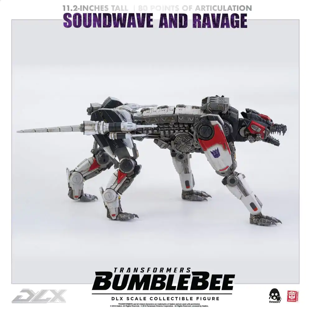 Transformers Bumblebee DLX Akcijska figura 2-paket 1/6 Soundwave & Ravage 28 cm fotografija izdelka