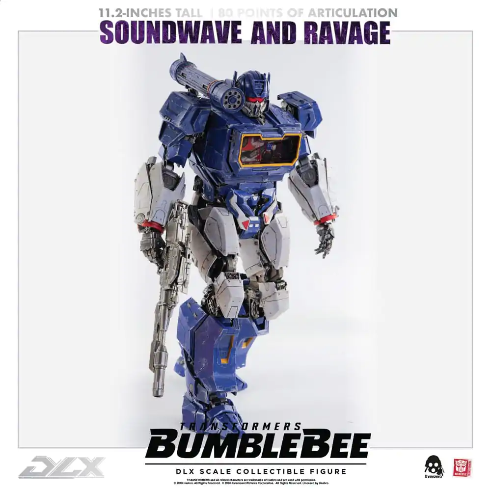Transformers Bumblebee DLX Akcijska figura 2-paket 1/6 Soundwave & Ravage 28 cm fotografija izdelka