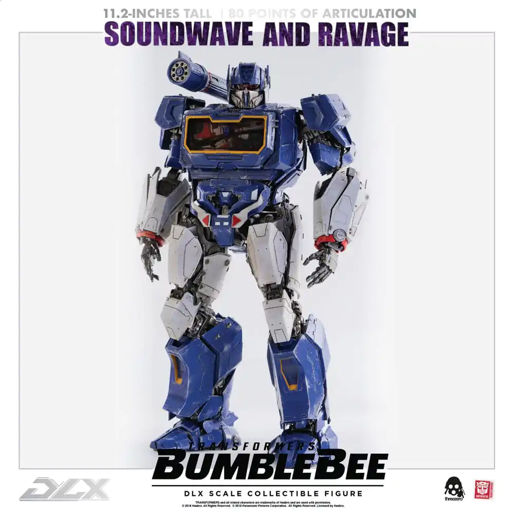 Transformers Bumblebee DLX Akcijska figura 2-paket 1/6 Soundwave & Ravage 28 cm fotografija izdelka