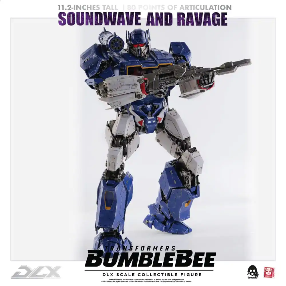 Transformers Bumblebee DLX Akcijska figura 2-paket 1/6 Soundwave & Ravage 28 cm fotografija izdelka