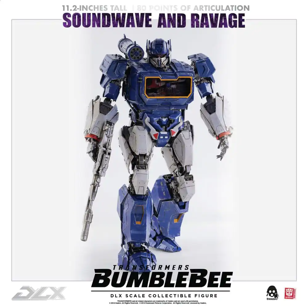 Transformers Bumblebee DLX Akcijska figura 2-paket 1/6 Soundwave & Ravage 28 cm fotografija izdelka