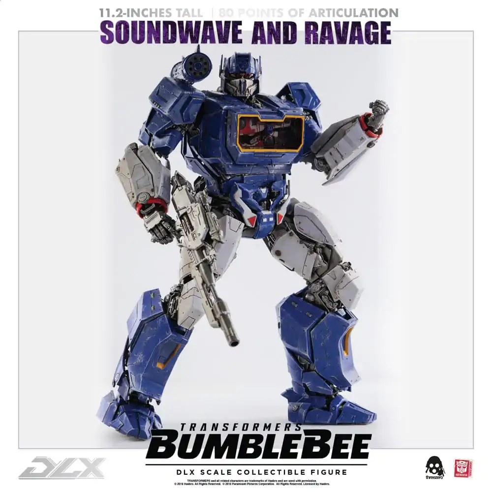 Transformers Bumblebee DLX Akcijska figura 2-paket 1/6 Soundwave & Ravage 28 cm fotografija izdelka