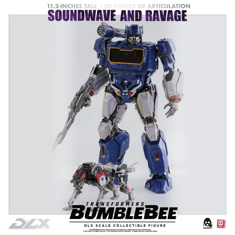 Transformers Bumblebee DLX Akcijska figura 2-paket 1/6 Soundwave & Ravage 28 cm fotografija izdelka