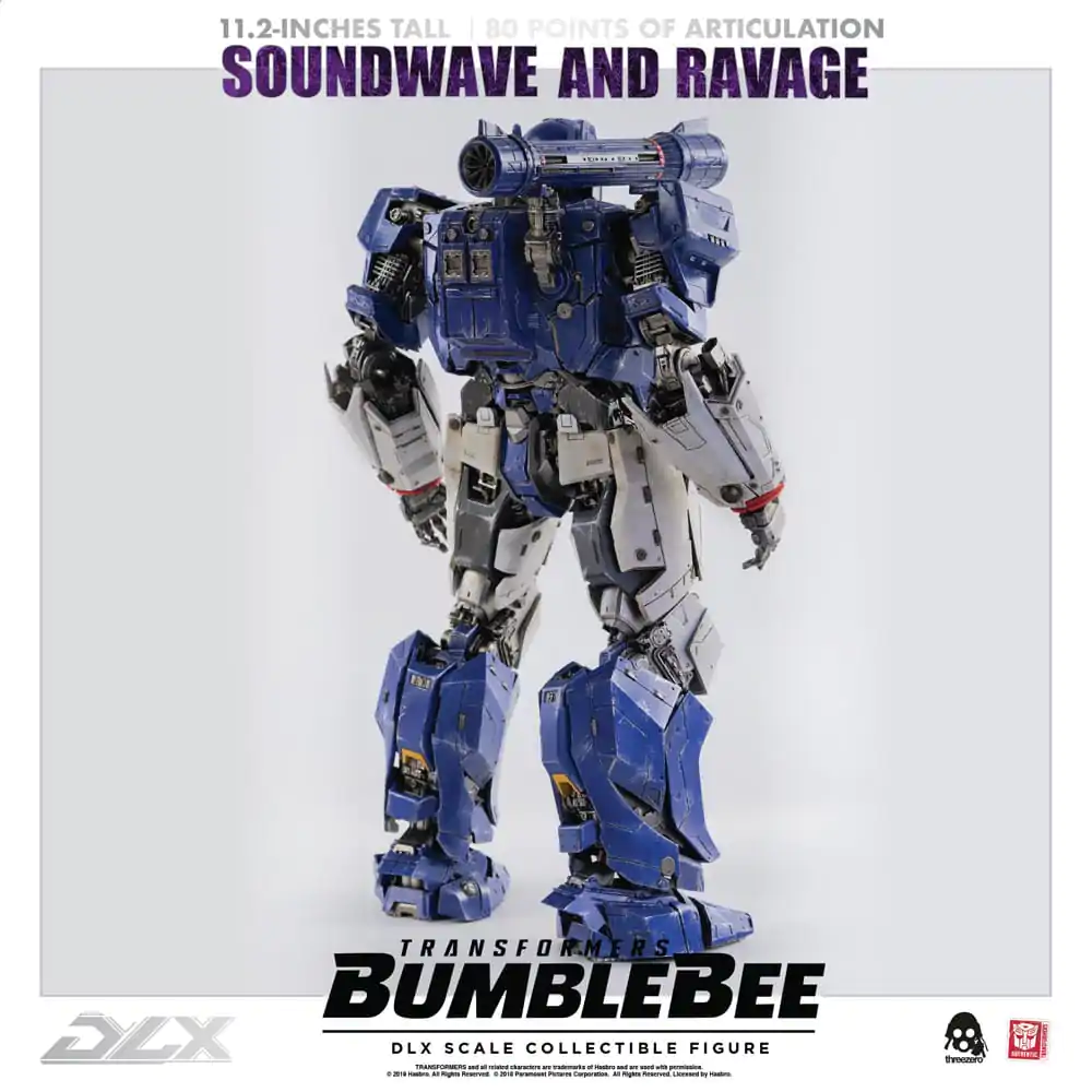 Transformers Bumblebee DLX Akcijska figura 2-paket 1/6 Soundwave & Ravage 28 cm fotografija izdelka