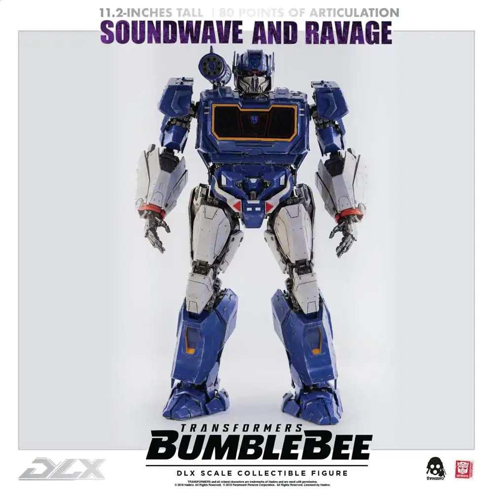 Transformers Bumblebee DLX Akcijska figura 2-paket 1/6 Soundwave & Ravage 28 cm fotografija izdelka
