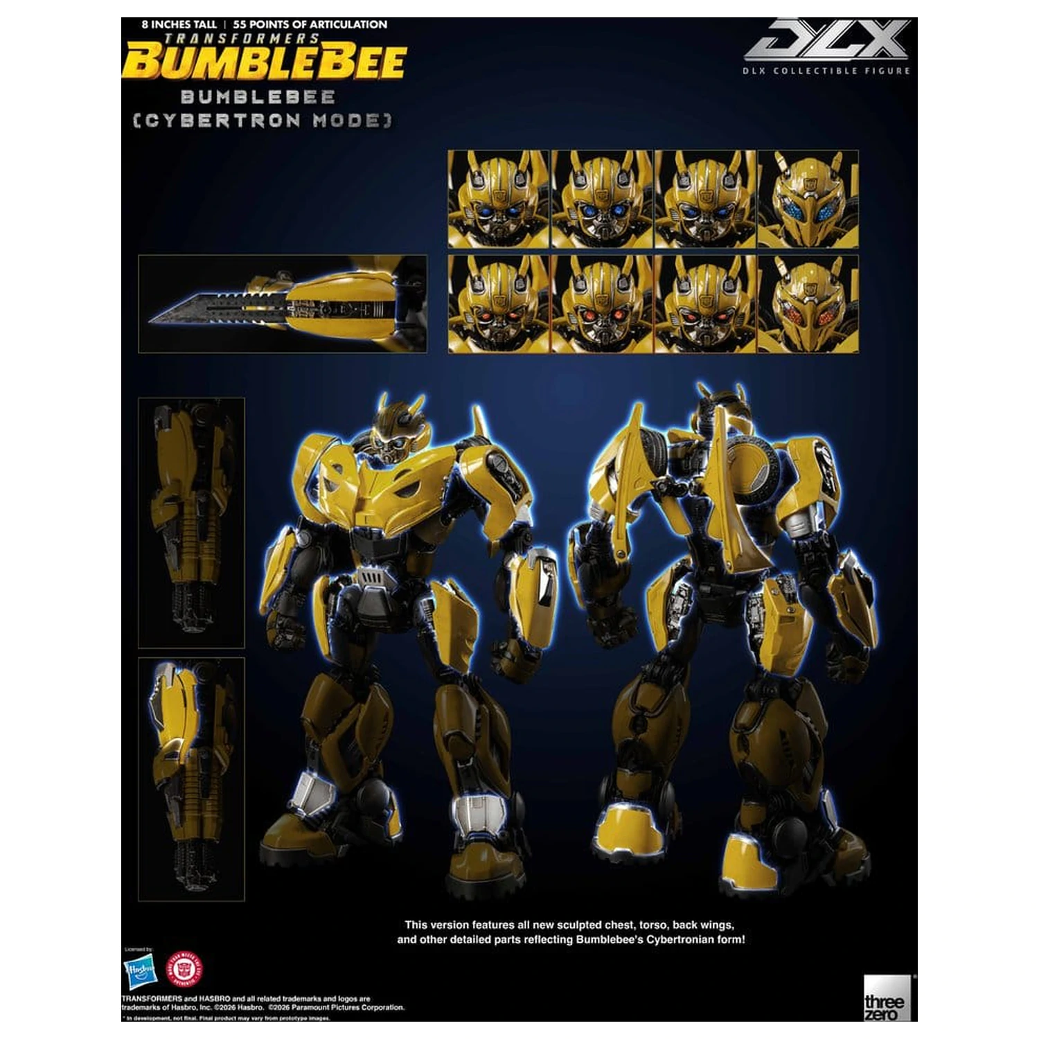 Transformers: Bumblebee DLX Akcijska figura Bumblebee (Cybertron Mode) 20 cm fotografija izdelka