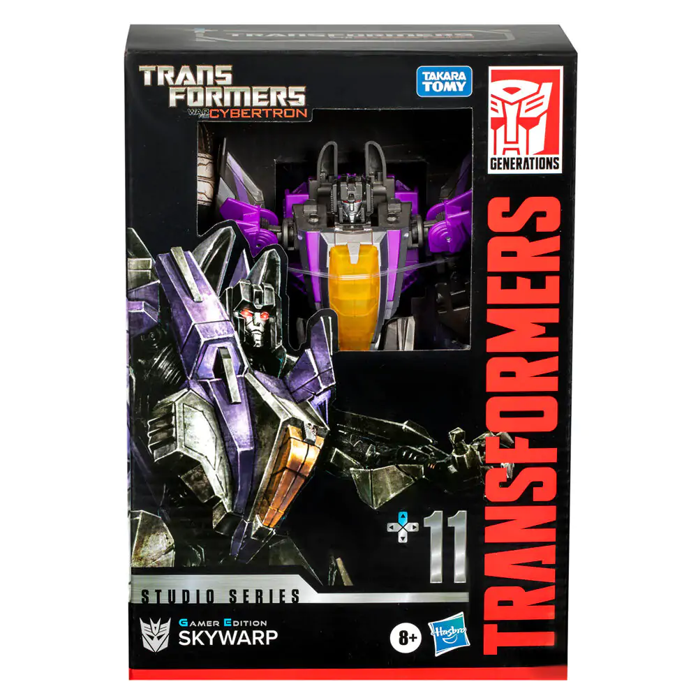 Transformers Cybertron Studio Series Gamer Edition Skywarp figura 16,5 cm fotografija izdelka