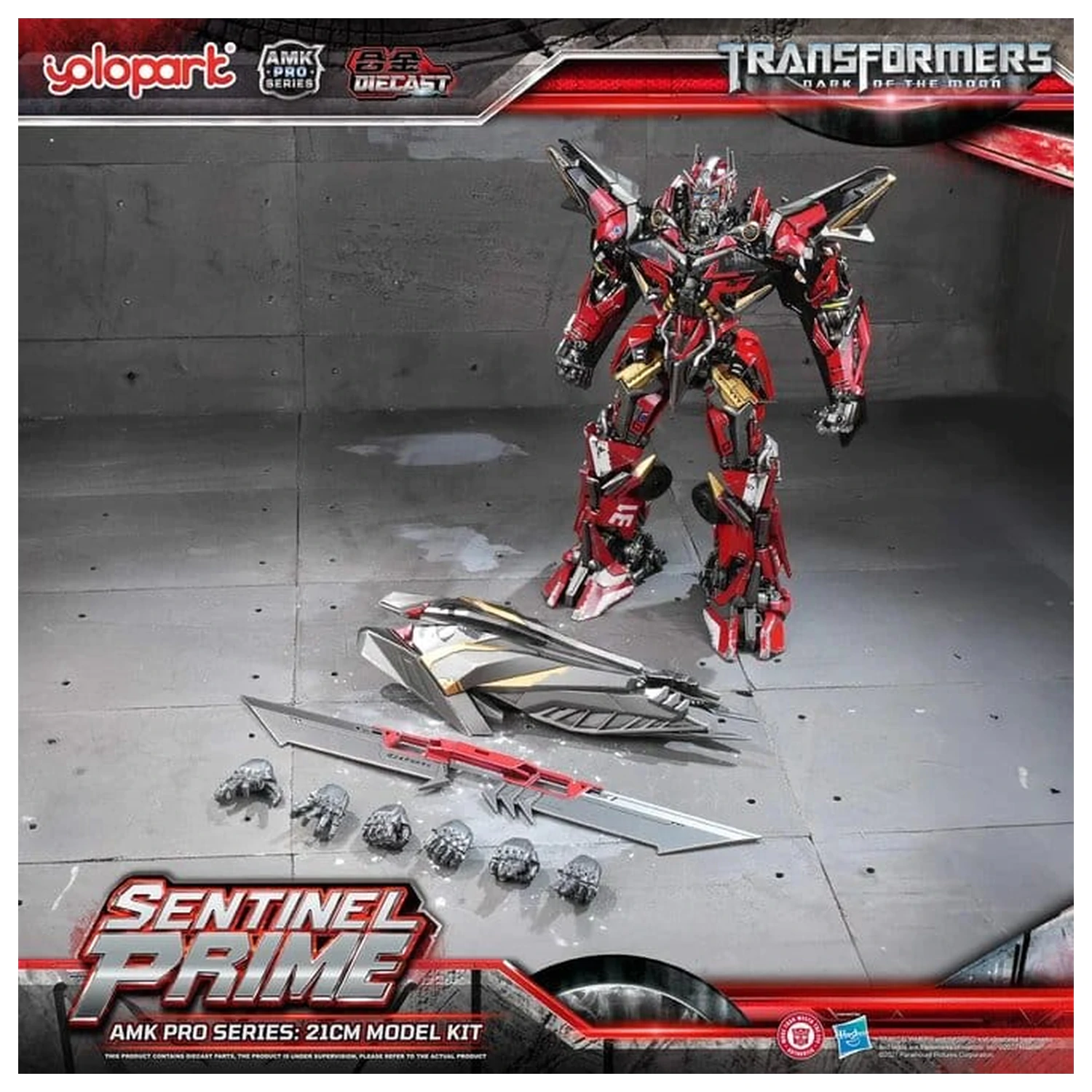 Transformers: Dark of the Moon AMK PRO Series plastični modelčni komplet Sentinel Prime 21 cm fotografija izdelka