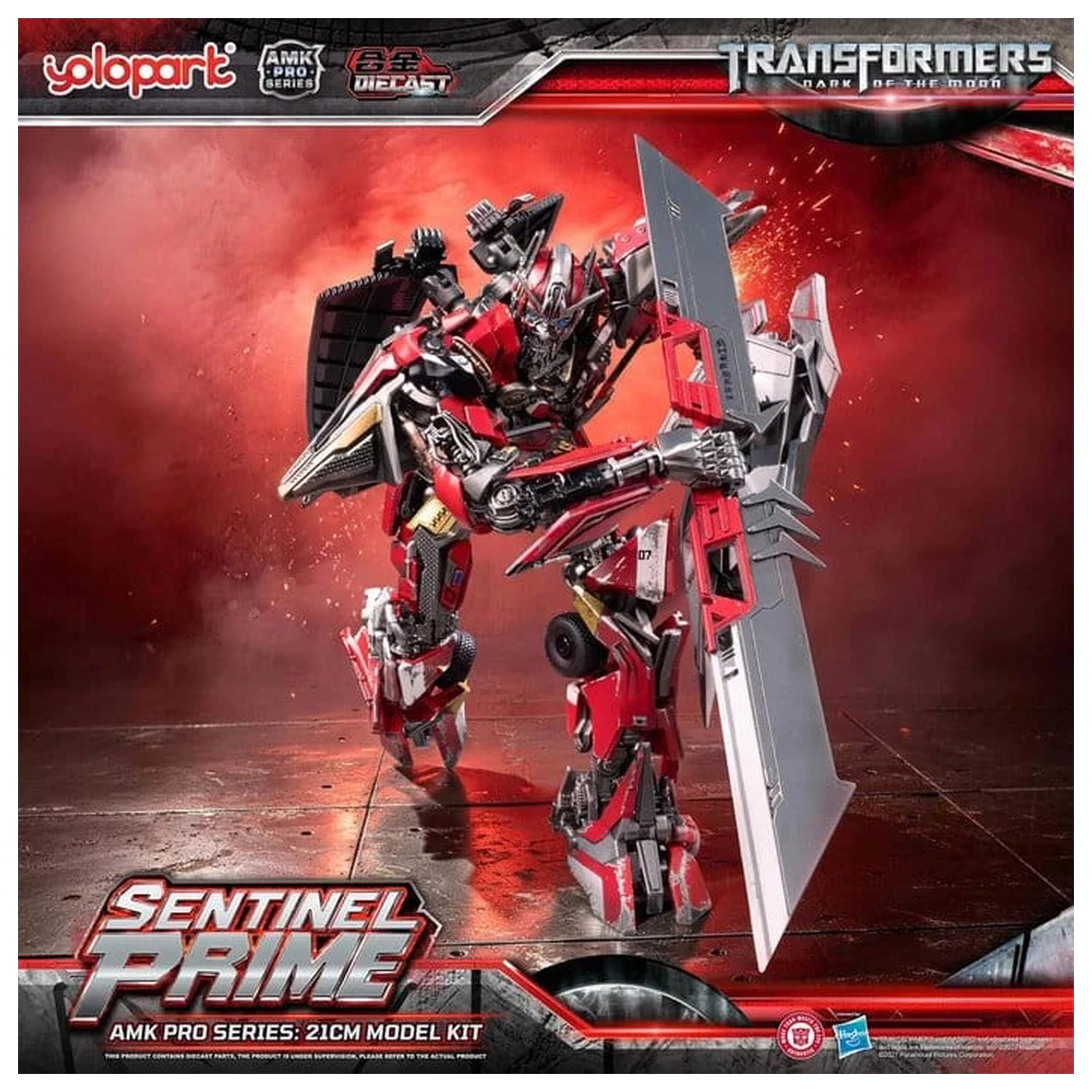 Transformers: Dark of the Moon AMK PRO Series plastični modelčni komplet Sentinel Prime 21 cm fotografija izdelka