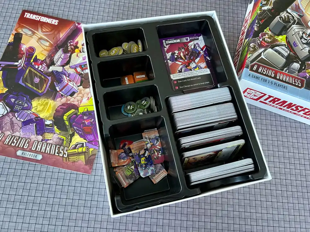 Transformers igra s kartami Deck-Building A Rising Darkness *Englische Version* fotografija izdelka