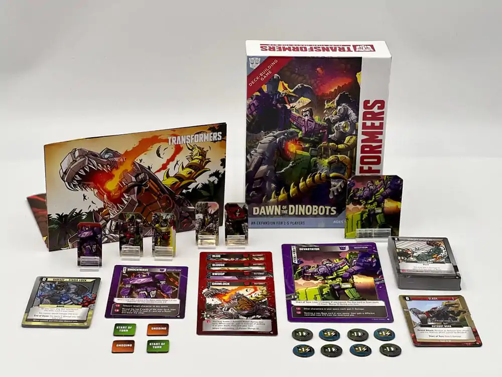 Transformers igra s kartami Deck-Building Dawn of the Dinobots Expansion *Angleška verzija* fotografija izdelka