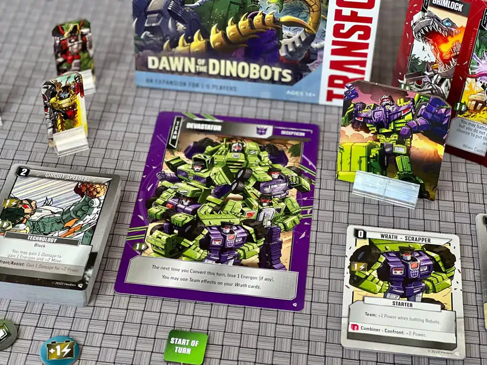 Transformers igra s kartami Deck-Building Dawn of the Dinobots Expansion *Angleška verzija* fotografija izdelka