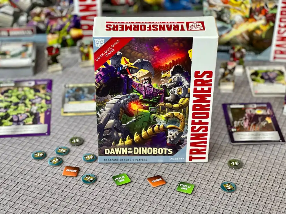 Transformers igra s kartami Deck-Building Dawn of the Dinobots Expansion *Angleška verzija* fotografija izdelka
