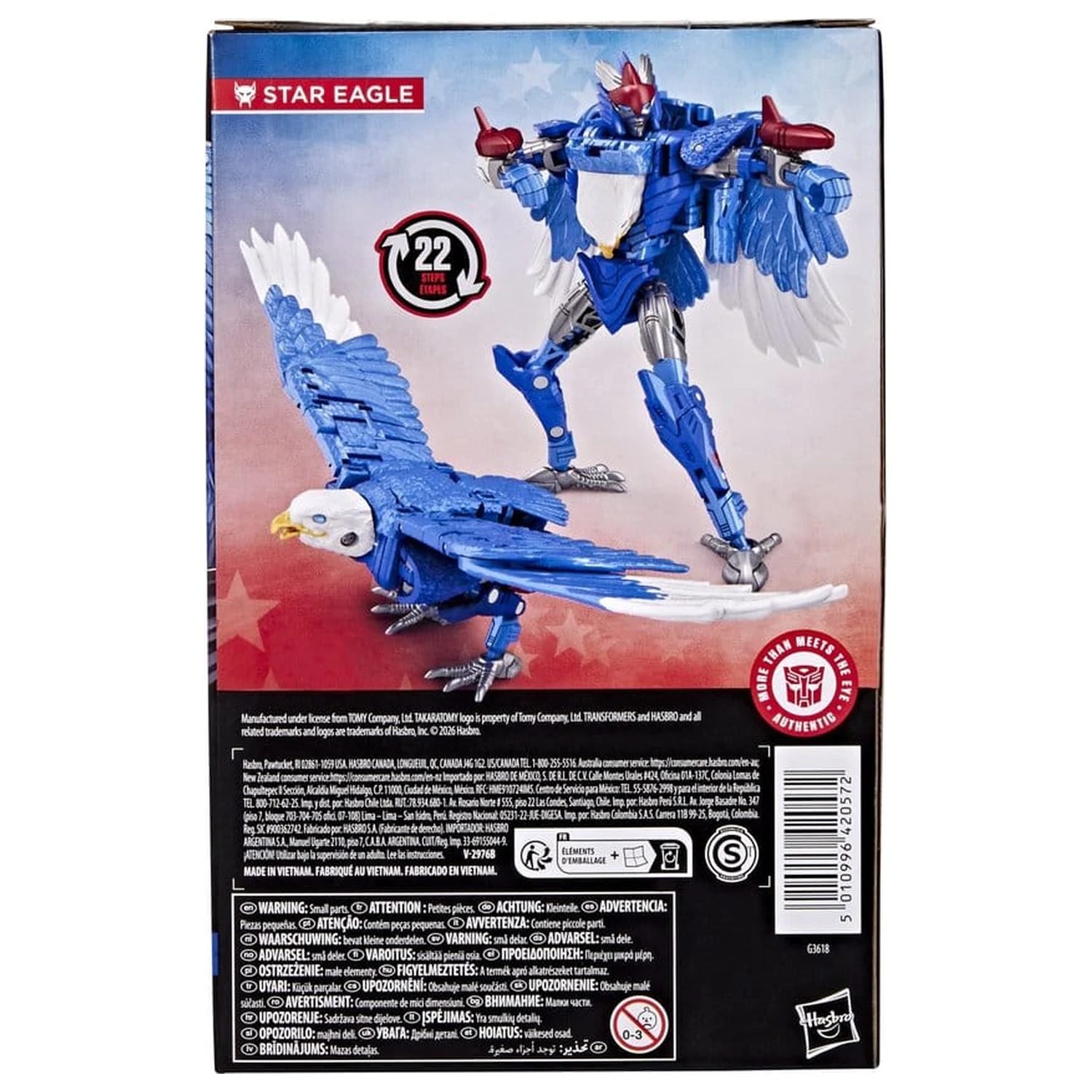 Transformers Deluxe Class akcijska figura Star Eagle 11 cm fotografija izdelka