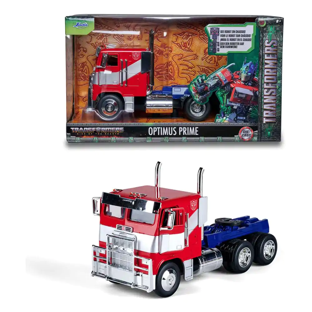 Transformers model iz tlačno litega materiala 1/24 Big Rig T7 Optimus Prime fotografija izdelka