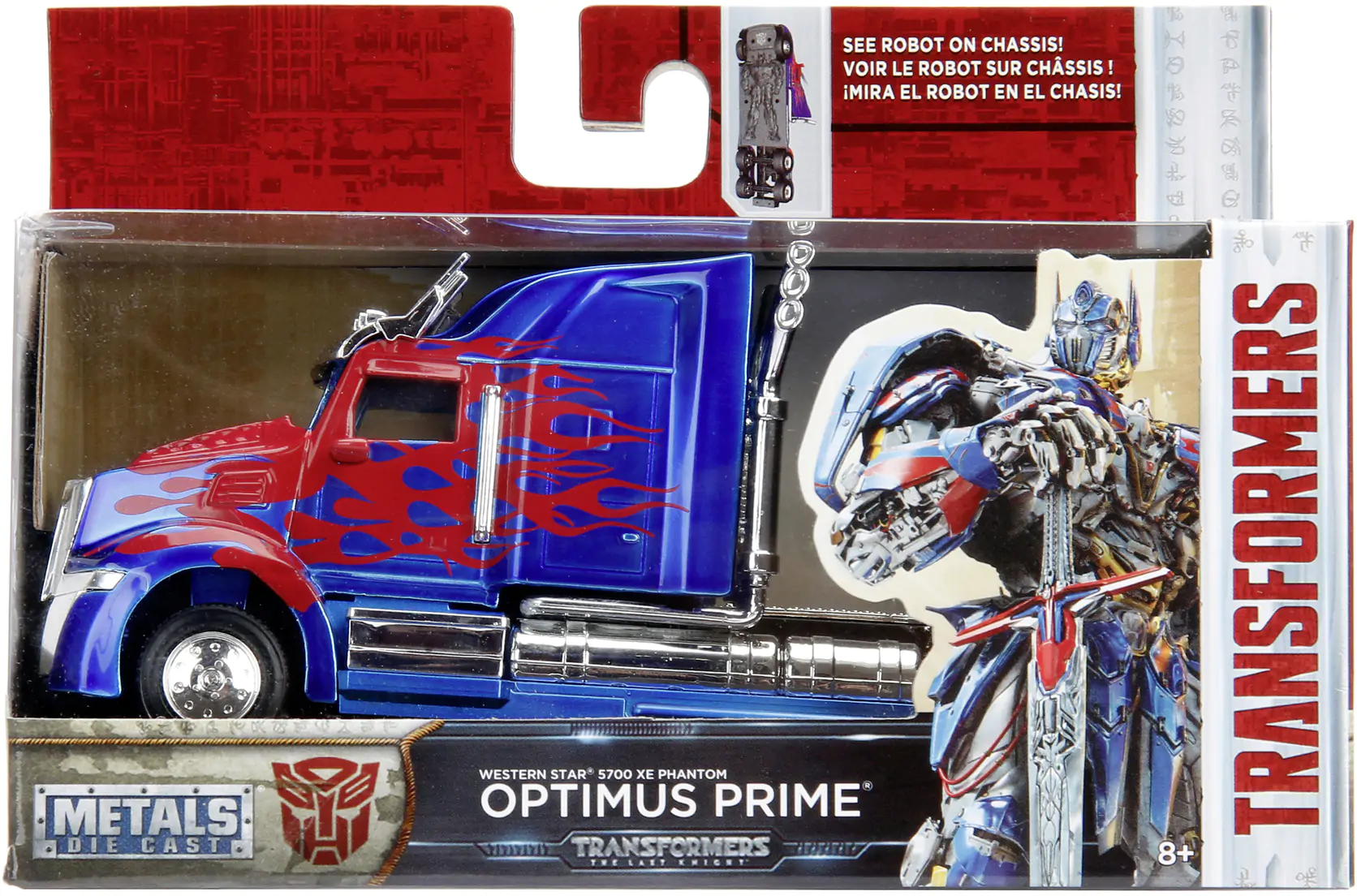 Transformers model iz tlačno litega materiala 1/32 T5 Optimus Prime fotografija izdelka