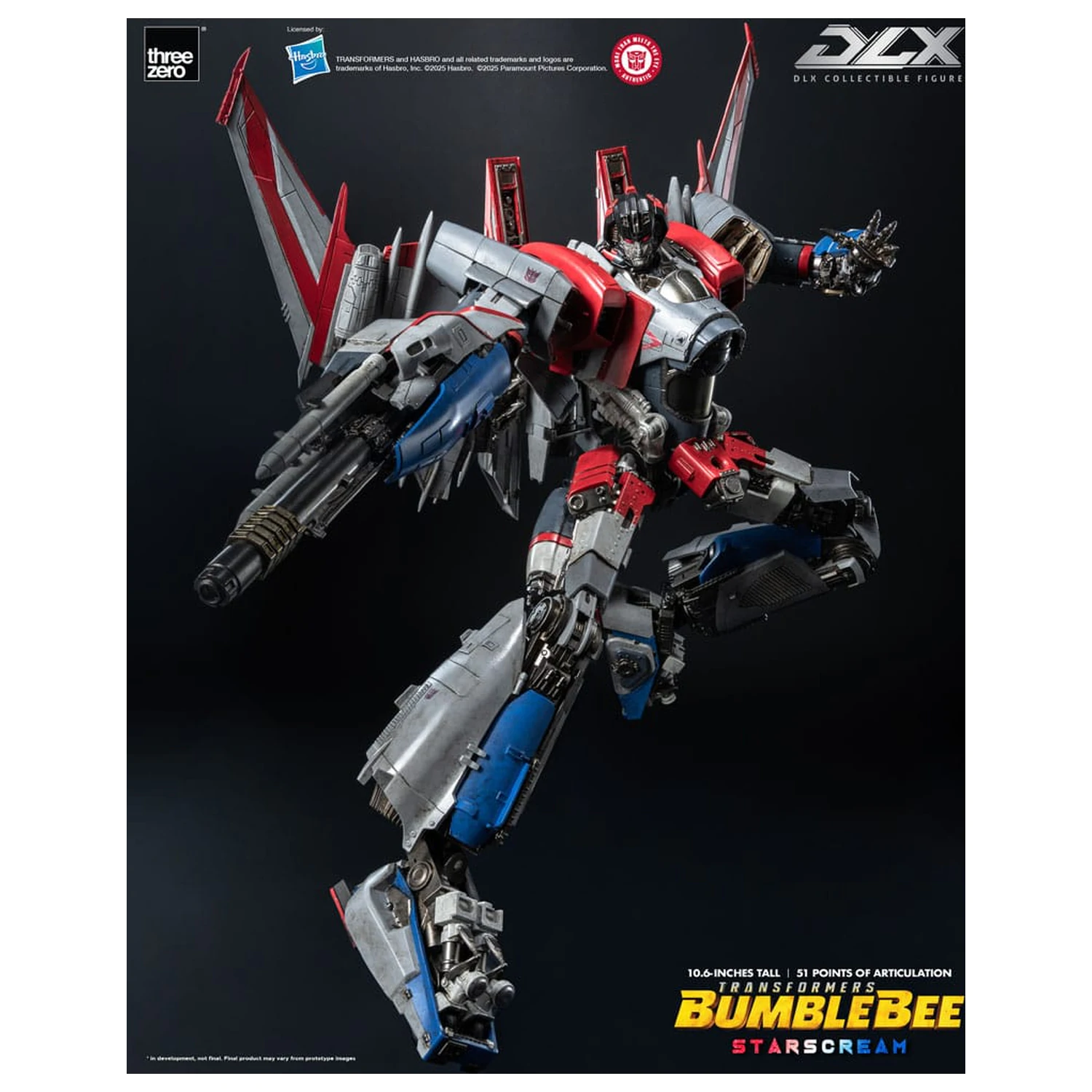 Transformers DLX akcijska figura Starscream Bumblebee 27 cm fotografija izdelka