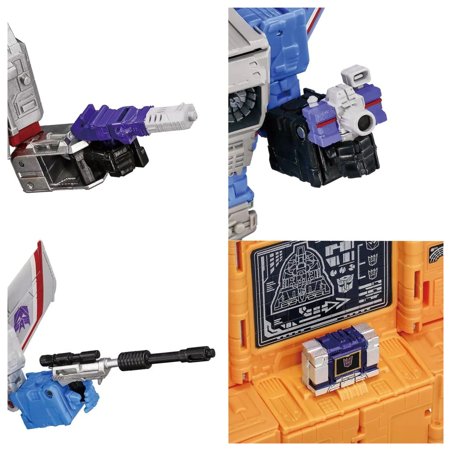 Transformers Dramatic Capture Series akcijska figura 4-paket Decepticons Part 2 fotografija izdelka