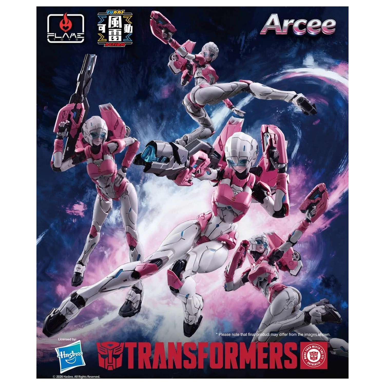 Transformers Furai Action Action Figure Arcee 16 cm fotografija izdelka