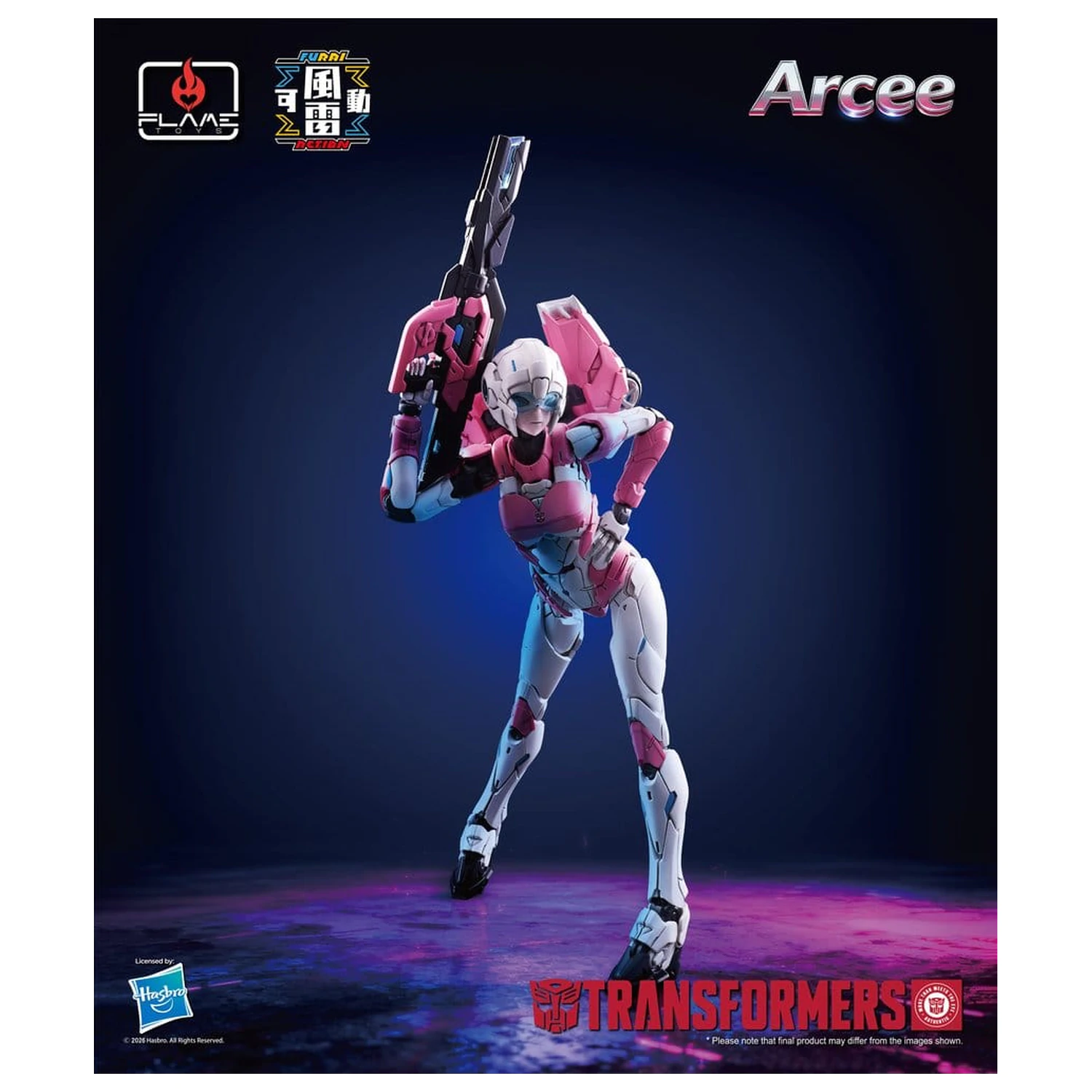 Transformers Furai Action Action Figure Arcee 16 cm fotografija izdelka