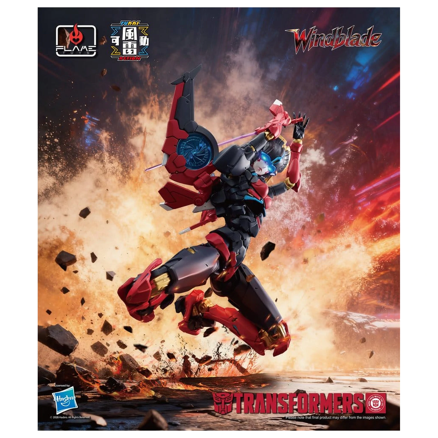 Transformers Furai Akcijska figura Windblade 16 cm fotografija izdelka