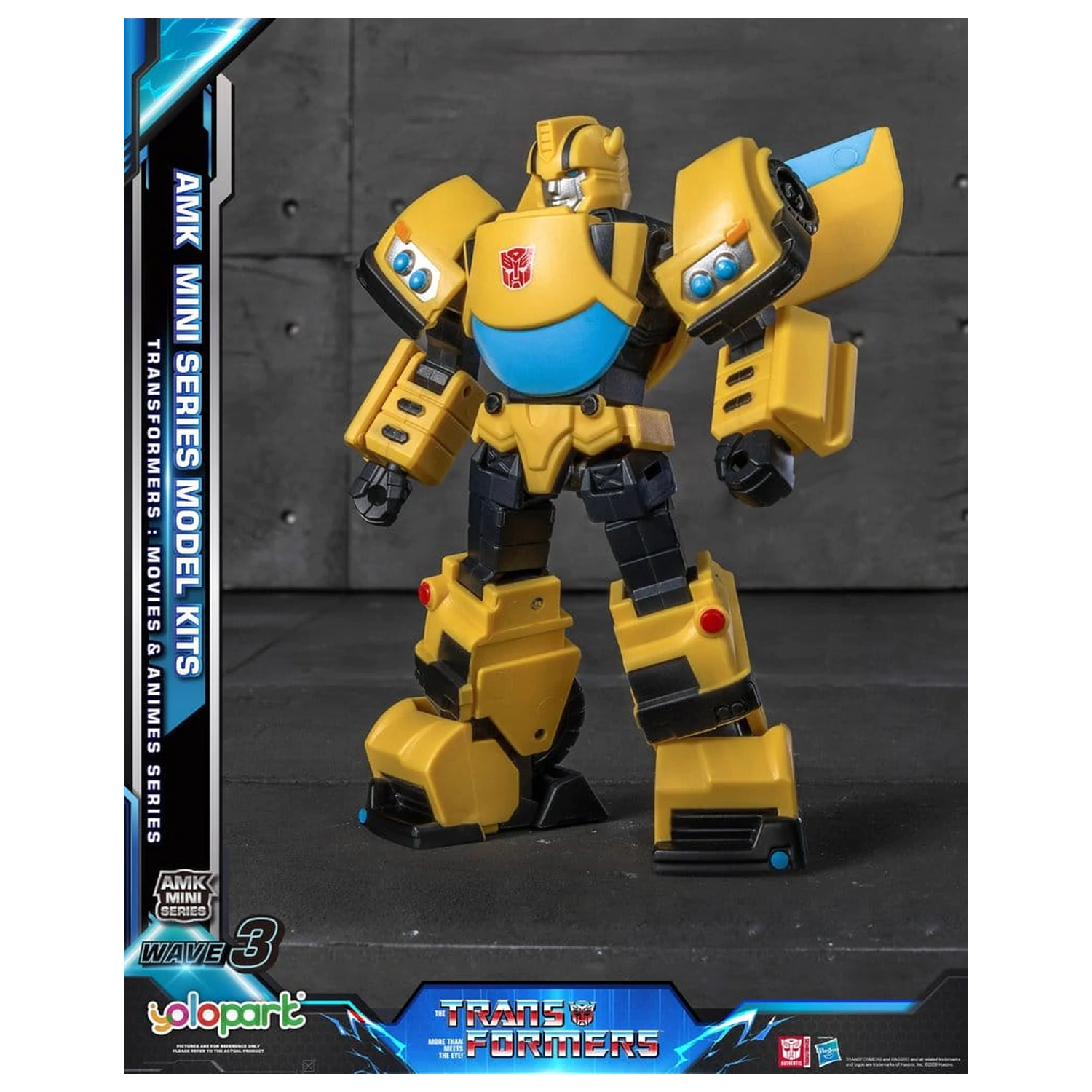 Transformers Generation One AMK Mini Series Komplet plastičnega modela Wave 3 Bumblebee IDW 11 cm fotografija izdelka