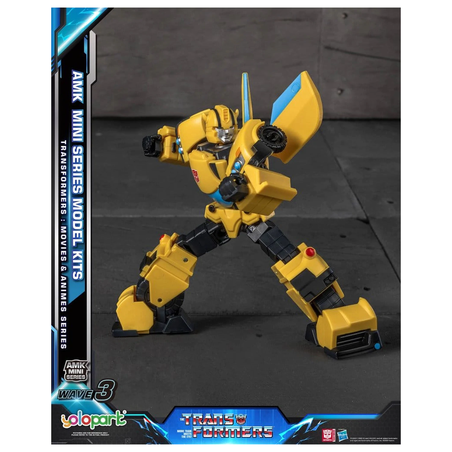 Transformers Generation One AMK Mini Series Komplet plastičnega modela Wave 3 Bumblebee IDW 11 cm fotografija izdelka