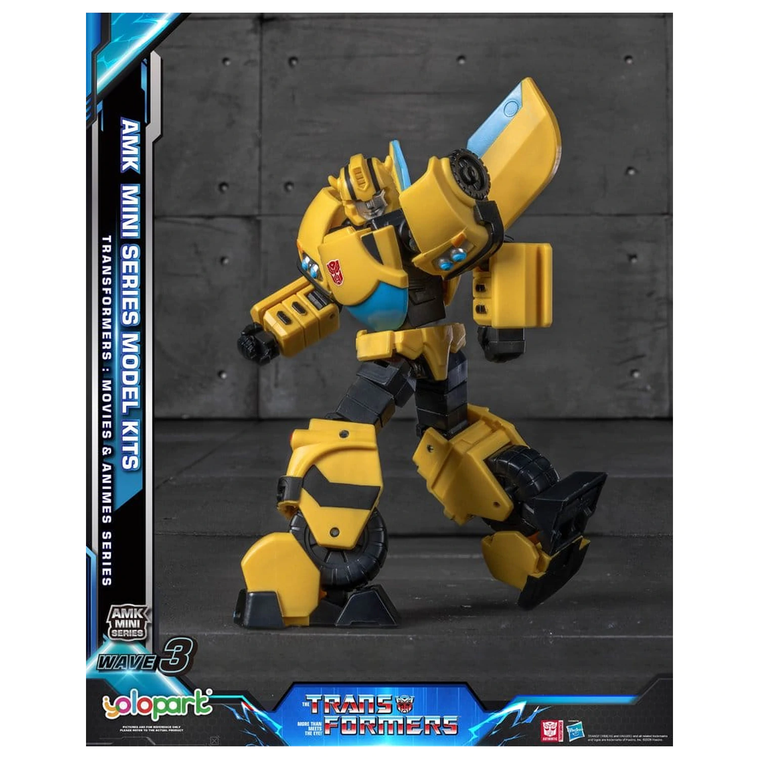 Transformers Generation One AMK Mini Series Komplet plastičnega modela Wave 3 Bumblebee IDW 11 cm fotografija izdelka