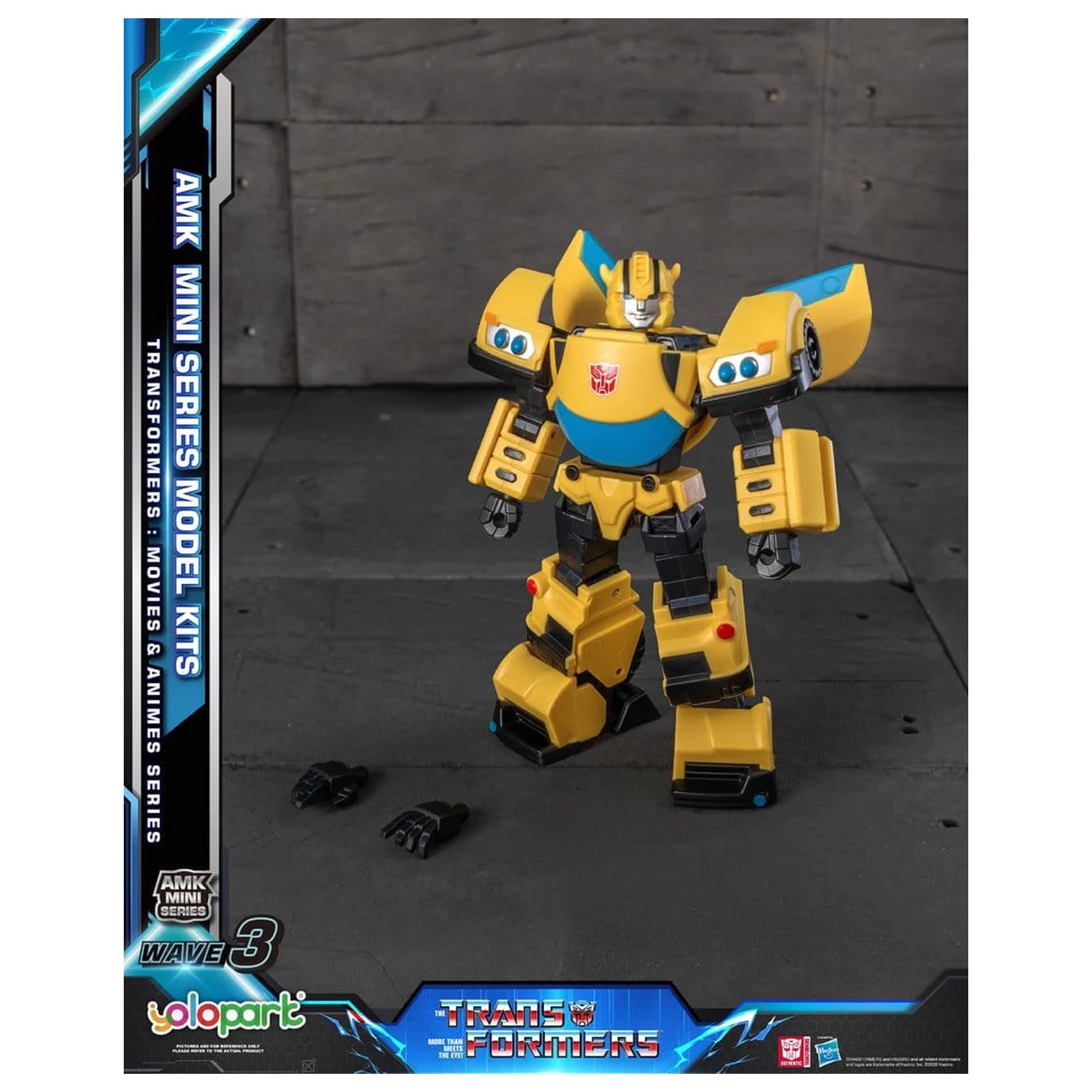Transformers Generation One AMK Mini Series Komplet plastičnega modela Wave 3 Bumblebee IDW 11 cm fotografija izdelka