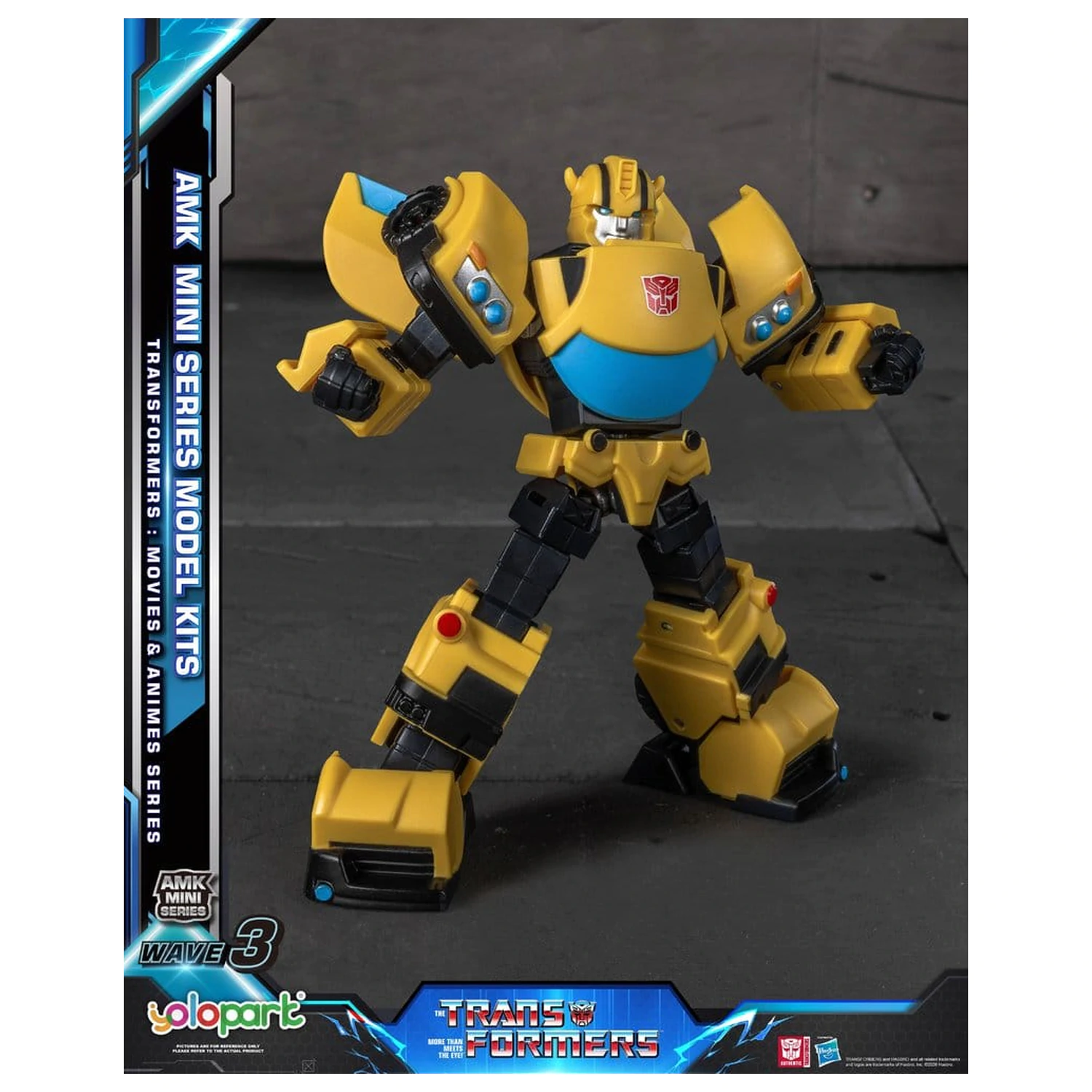 Transformers Generation One AMK Mini Series Komplet plastičnega modela Wave 3 Bumblebee IDW 11 cm fotografija izdelka