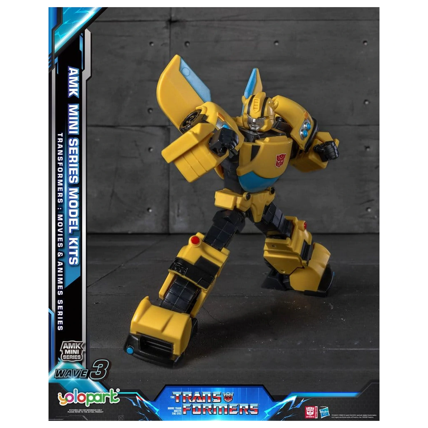 Transformers Generation One AMK Mini Series Komplet plastičnega modela Wave 3 Bumblebee IDW 11 cm fotografija izdelka