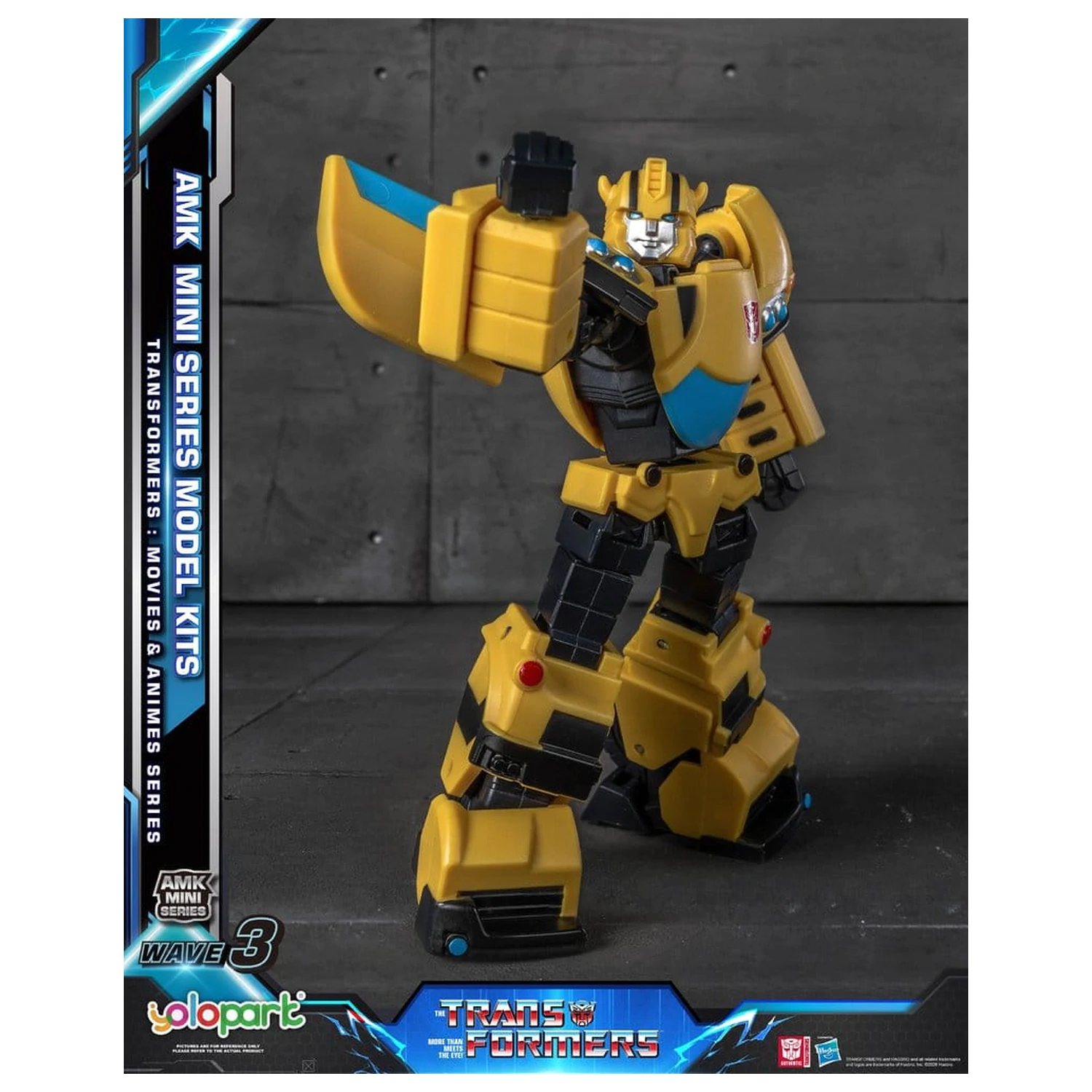 Transformers Generation One AMK Mini Series Komplet plastičnega modela Wave 3 Bumblebee IDW 11 cm fotografija izdelka