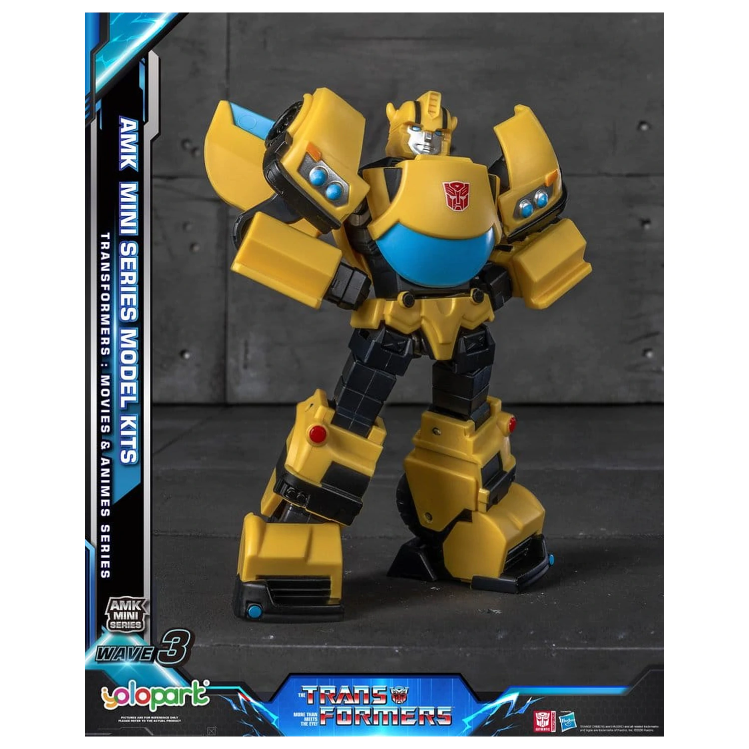 Transformers Generation One AMK Mini Series Komplet plastičnega modela Wave 3 Bumblebee IDW 11 cm fotografija izdelka