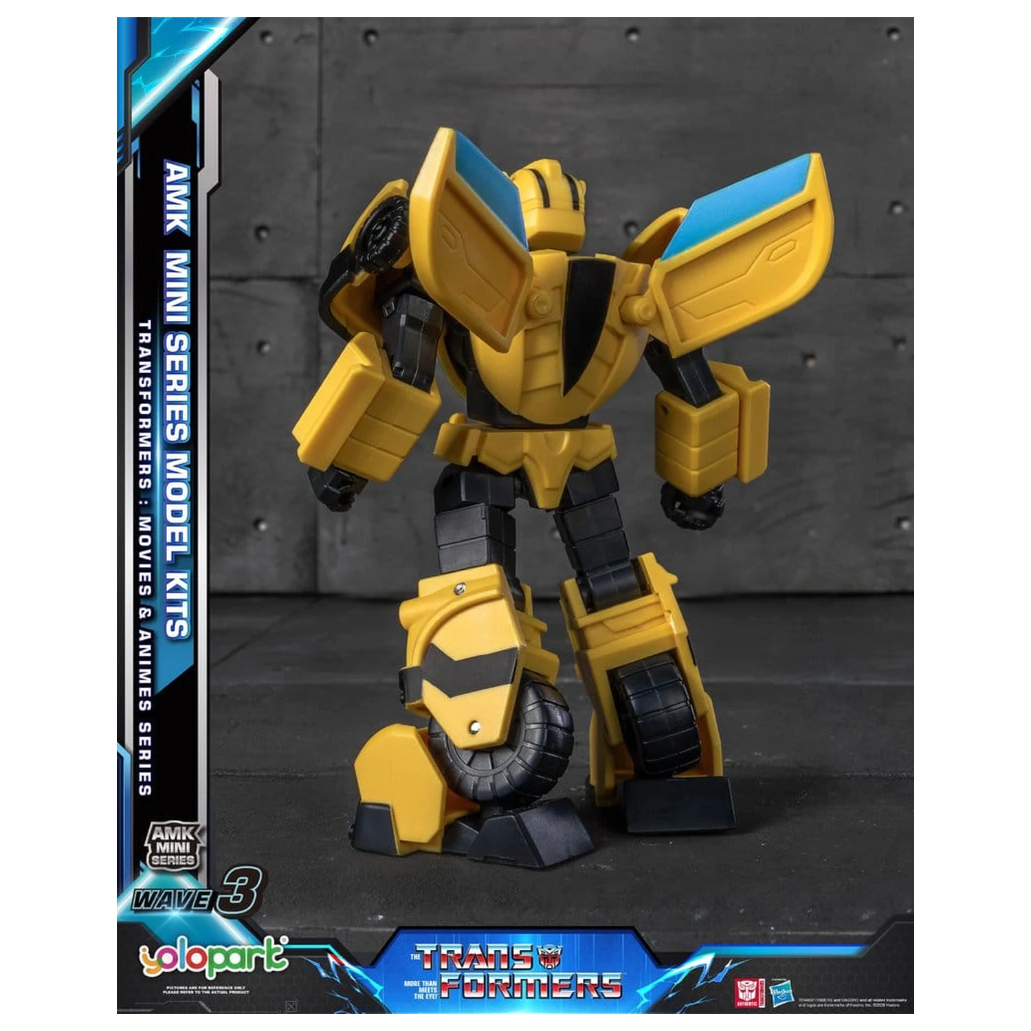 Transformers Generation One AMK Mini Series Komplet plastičnega modela Wave 3 Bumblebee IDW 11 cm fotografija izdelka
