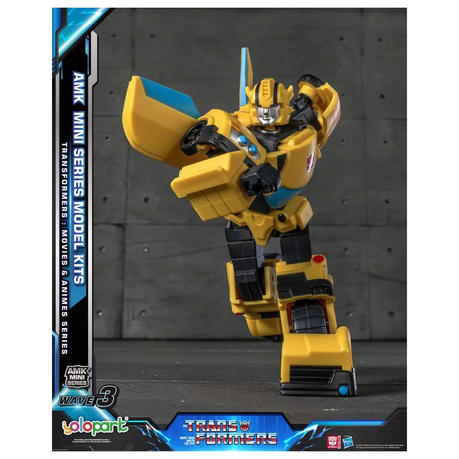 Transformers Generation One AMK Mini Series Komplet plastičnega modela Wave 3 Bumblebee IDW 11 cm fotografija izdelka