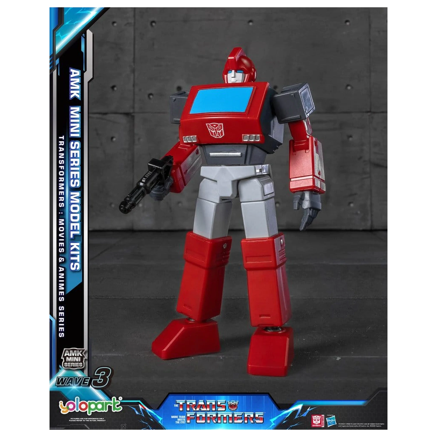 Transformers Generation One AMK Mini Series komplet plastičnih modelov Wave 3 Ironhide G1 11 cm fotografija izdelka
