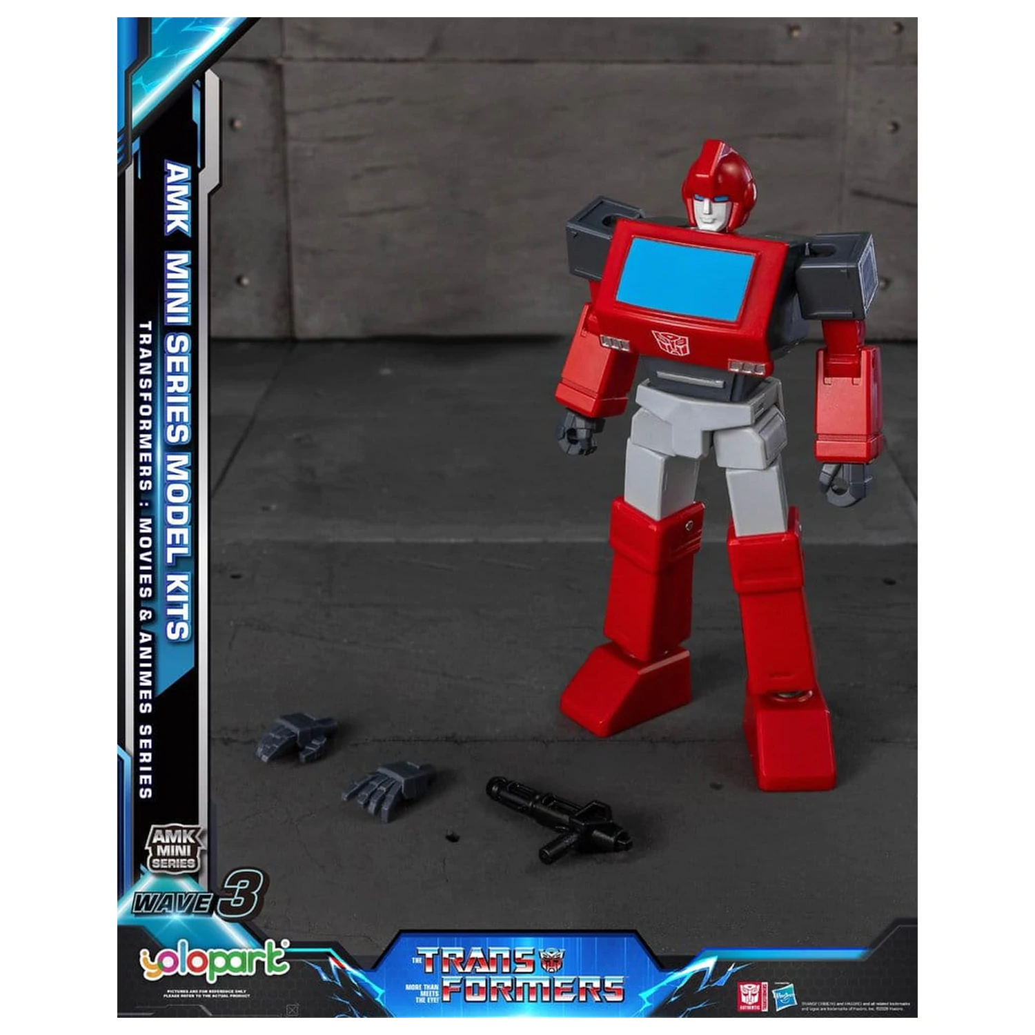 Transformers Generation One AMK Mini Series komplet plastičnih modelov Wave 3 Ironhide G1 11 cm fotografija izdelka