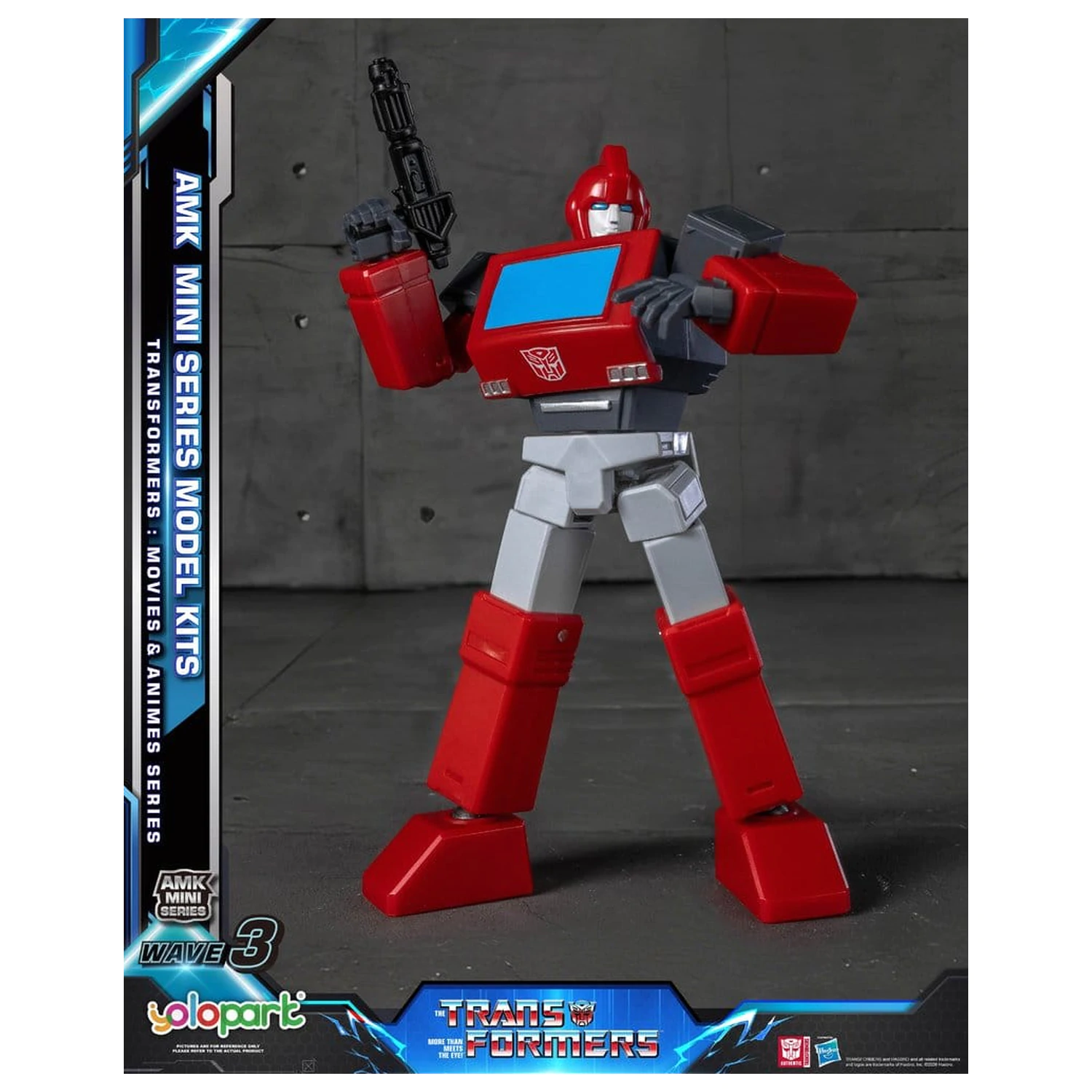 Transformers Generation One AMK Mini Series komplet plastičnih modelov Wave 3 Ironhide G1 11 cm fotografija izdelka