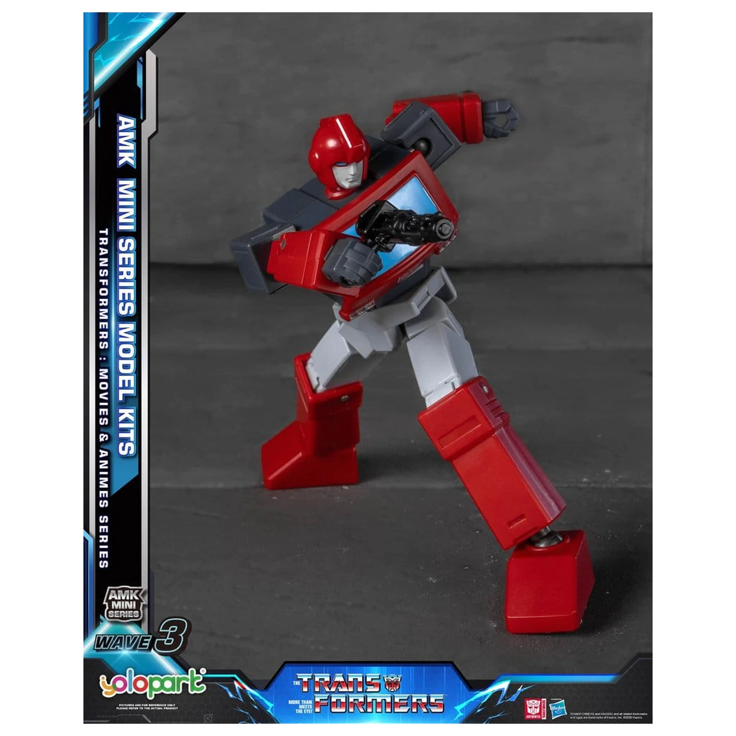 Transformers Generation One AMK Mini Series komplet plastičnih modelov Wave 3 Ironhide G1 11 cm fotografija izdelka