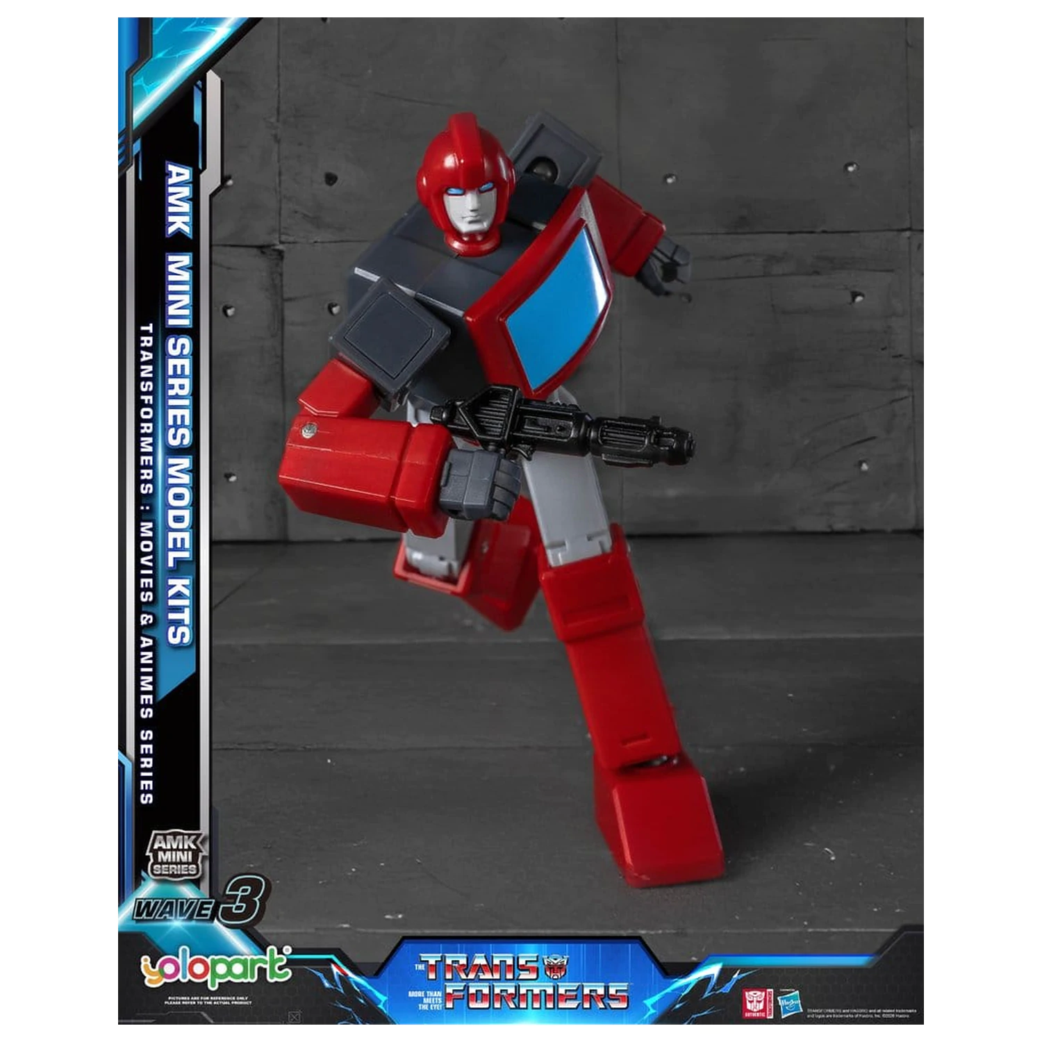 Transformers Generation One AMK Mini Series komplet plastičnih modelov Wave 3 Ironhide G1 11 cm fotografija izdelka