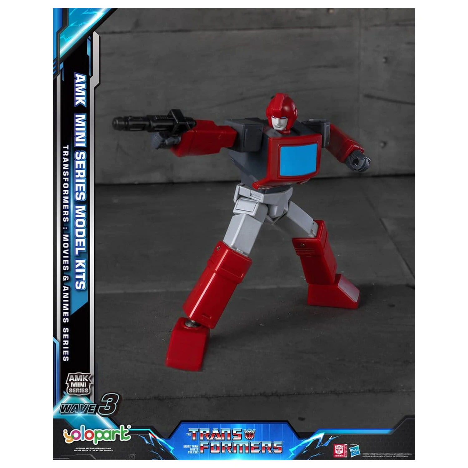 Transformers Generation One AMK Mini Series komplet plastičnih modelov Wave 3 Ironhide G1 11 cm fotografija izdelka