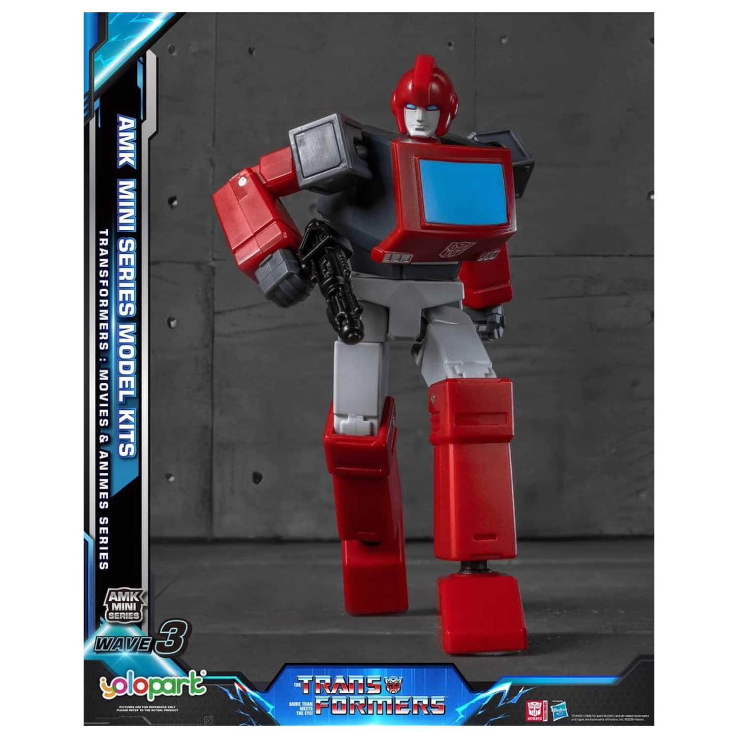 Transformers Generation One AMK Mini Series komplet plastičnih modelov Wave 3 Ironhide G1 11 cm fotografija izdelka