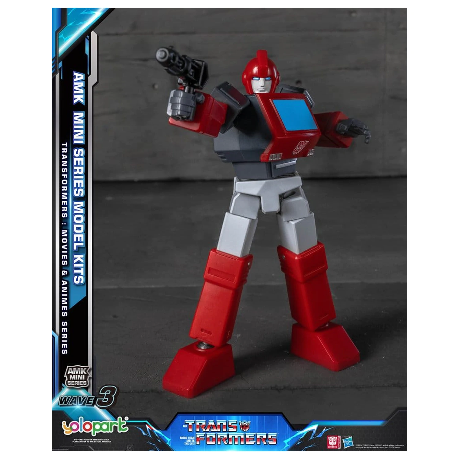 Transformers Generation One AMK Mini Series komplet plastičnih modelov Wave 3 Ironhide G1 11 cm fotografija izdelka