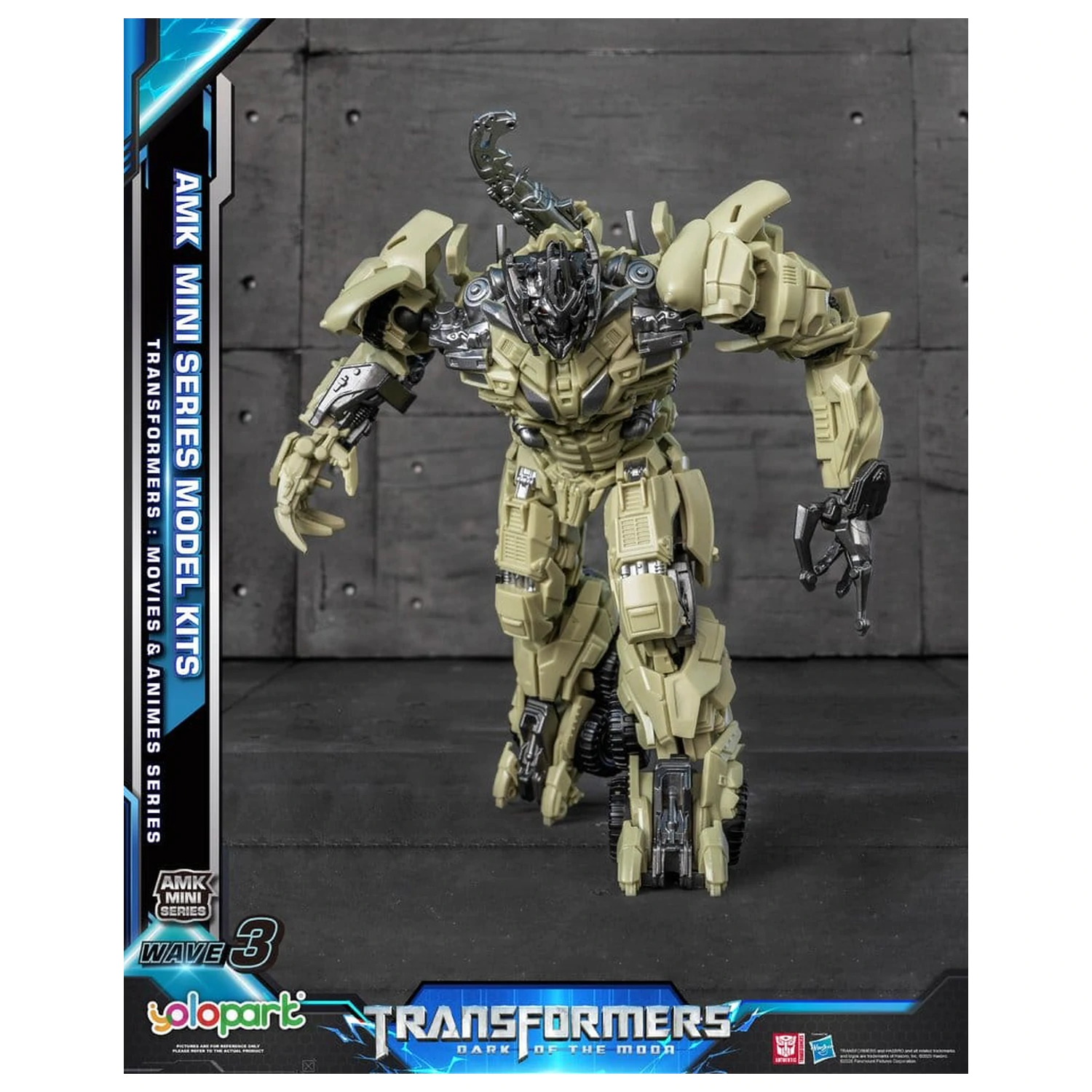 Transformers Generation One AMK Mini Series Plastic modelarski komplet Wave 3 Megatron TF 3 11 cm fotografija izdelka