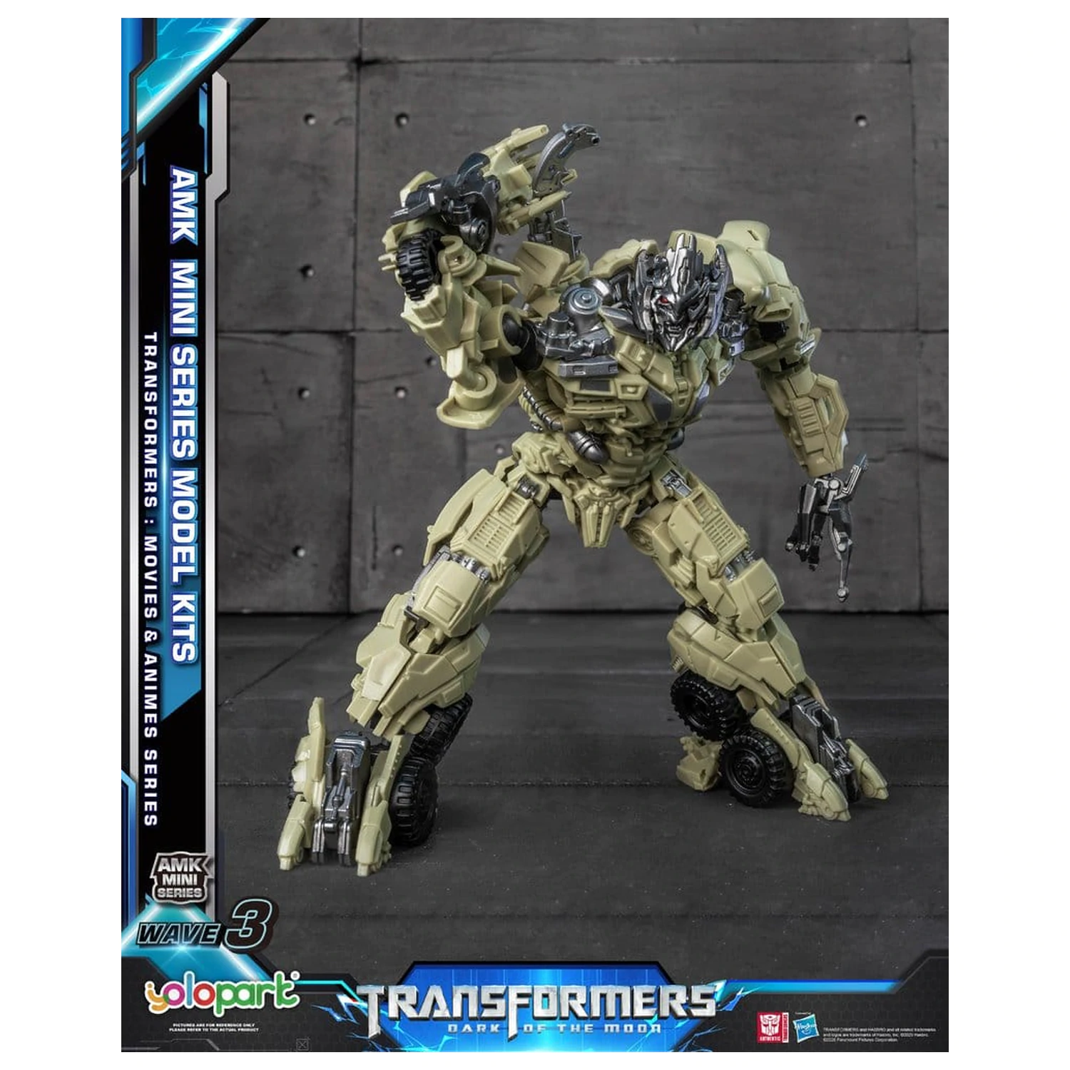 Transformers Generation One AMK Mini Series Plastic modelarski komplet Wave 3 Megatron TF 3 11 cm fotografija izdelka