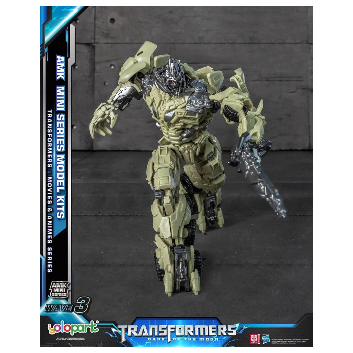Transformers Generation One AMK Mini Series Plastic modelarski komplet Wave 3 Megatron TF 3 11 cm fotografija izdelka