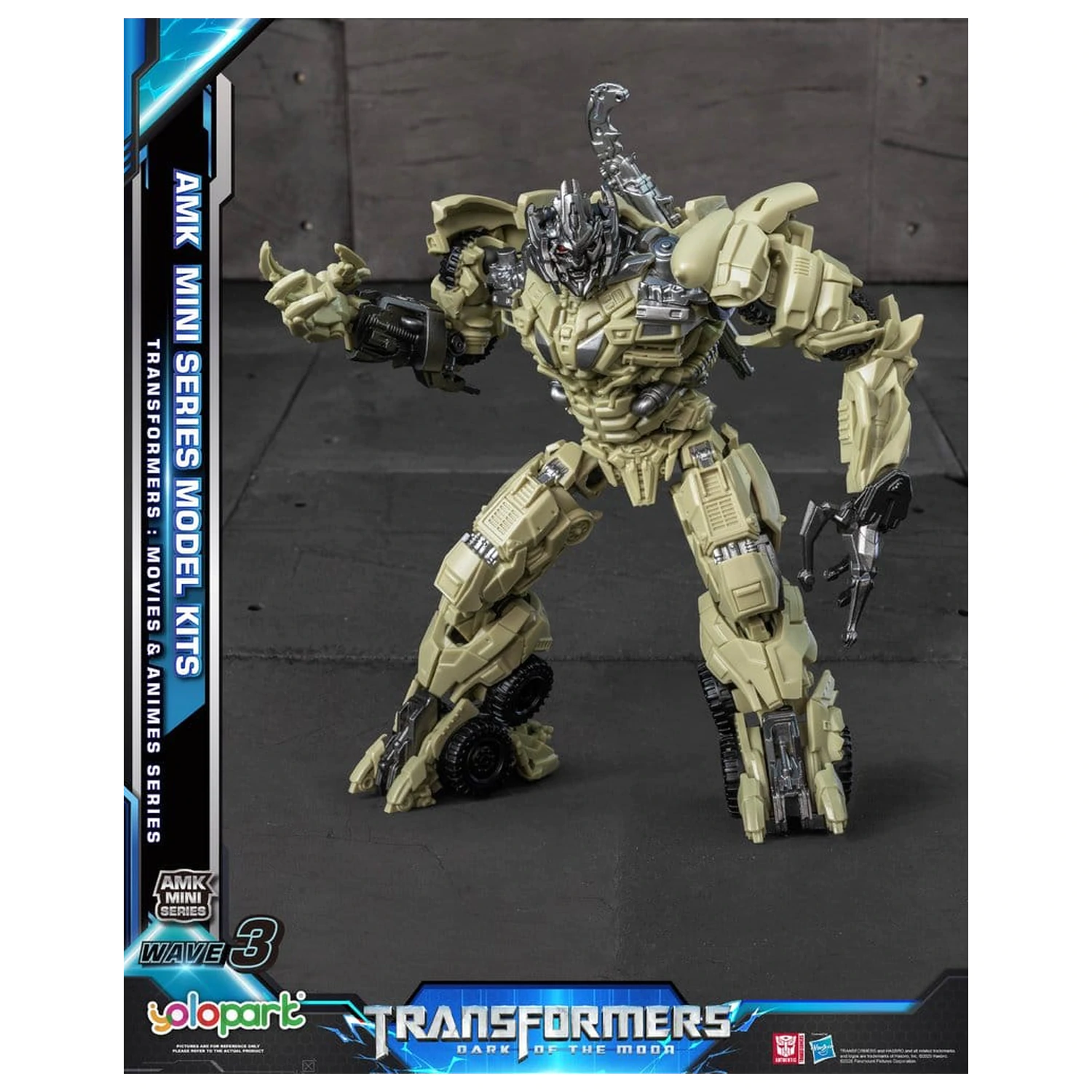 Transformers Generation One AMK Mini Series Plastic modelarski komplet Wave 3 Megatron TF 3 11 cm fotografija izdelka